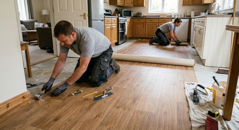 Linoleum Flooring Replacement in Gilbert, AZ