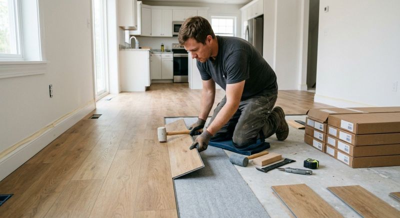 Vinyl Plank Floor Installation in Gilbert, AZ