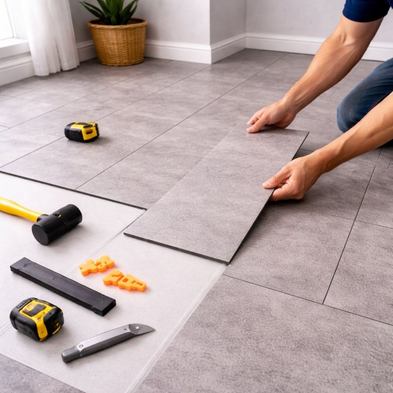 Vinyl Tile Replacement in Gilbert, AZ